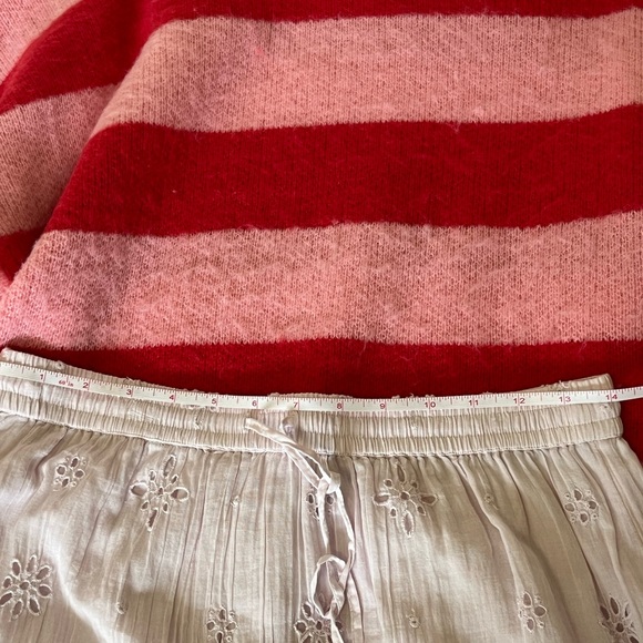 Aerie/American Eagle Light Pink Eyelet 100% Cotton Mini Skirt - Picture 3 of 6